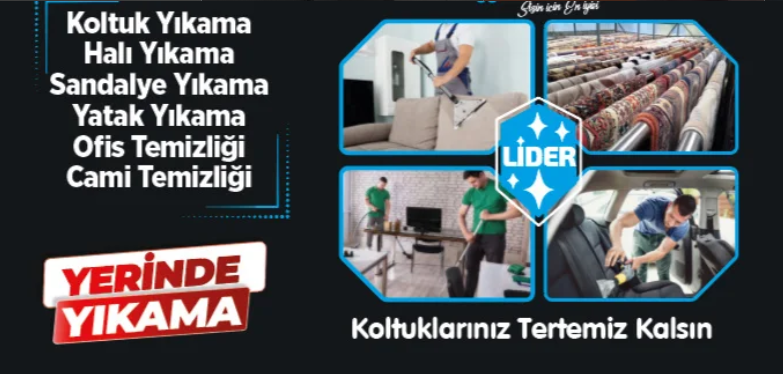 Lider Halı ve Koltuk Yıkama